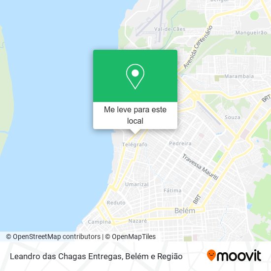 Leandro das Chagas Entregas mapa