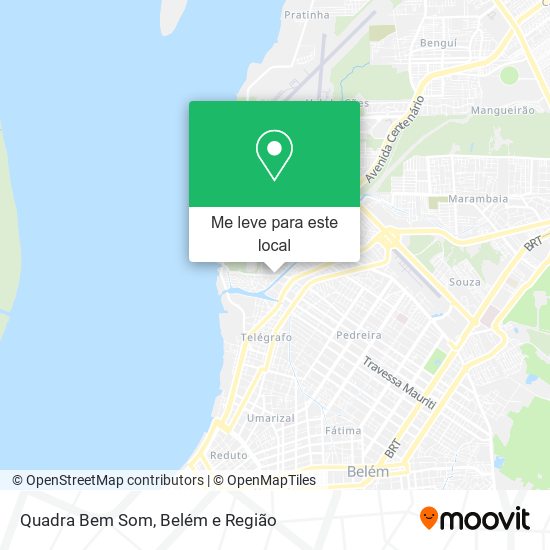 Quadra Bem Som mapa