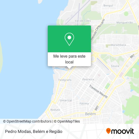 Pedro Modas mapa