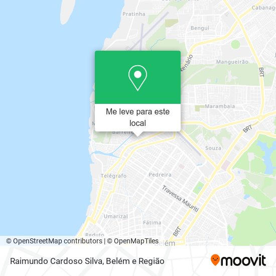 Raimundo Cardoso Silva mapa