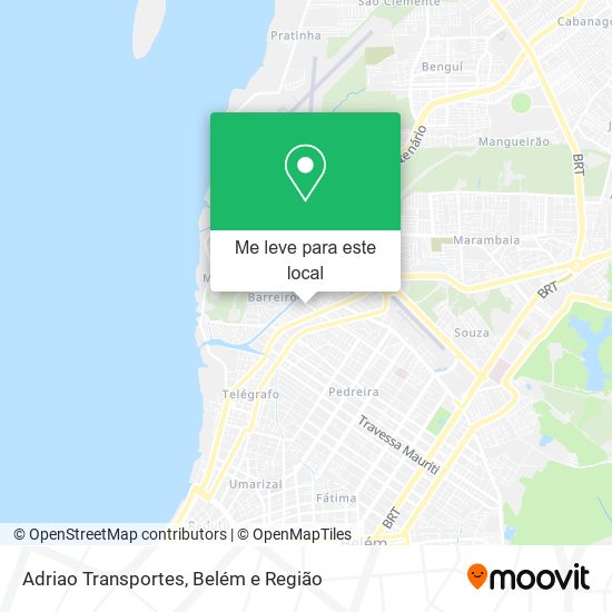 Adriao Transportes mapa