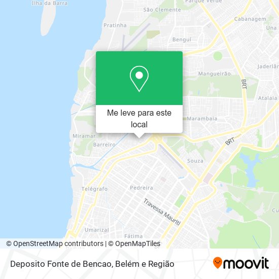 Deposito Fonte de Bencao mapa