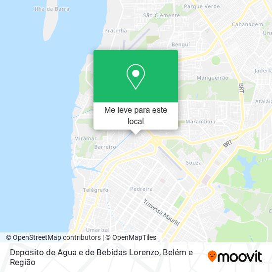 Deposito de Agua e de Bebidas Lorenzo mapa