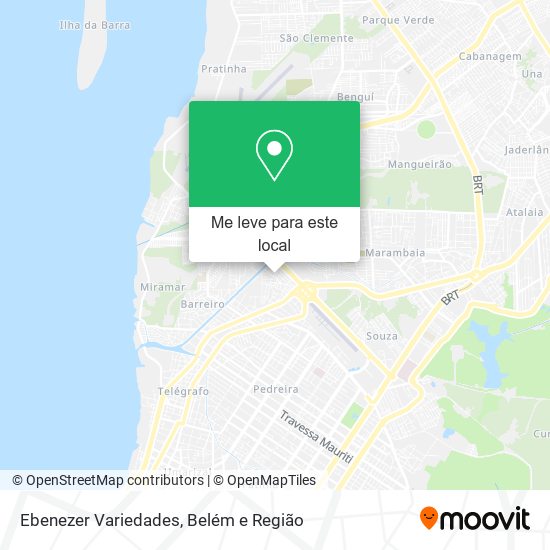 Ebenezer Variedades mapa