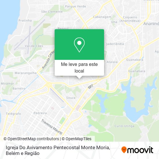 Igreja Do Avivamento Pentecostal Monte Moria mapa