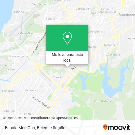 Escola Meu Guri mapa