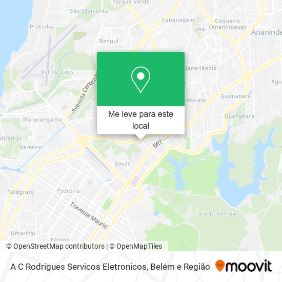 A C Rodrigues Servicos Eletronicos mapa