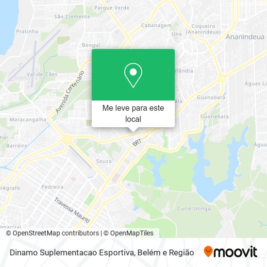 Dinamo Suplementacao Esportiva mapa
