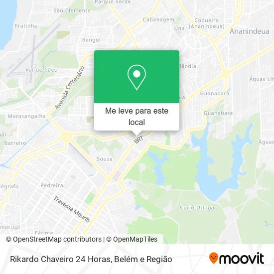 Rikardo Chaveiro 24 Horas mapa