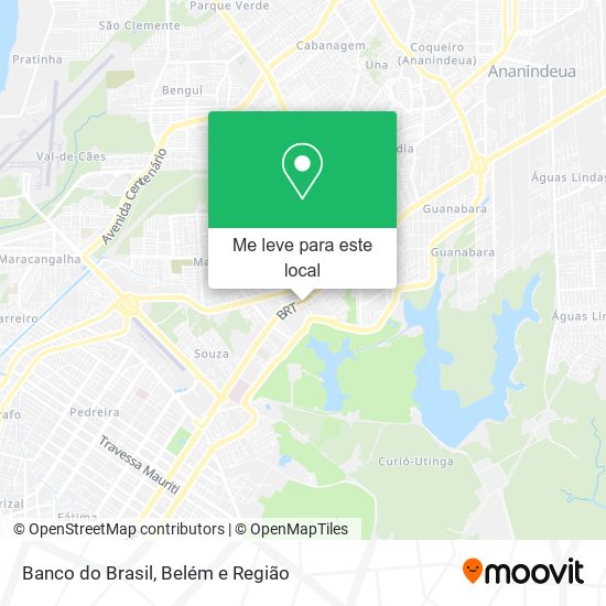 Banco do Brasil mapa