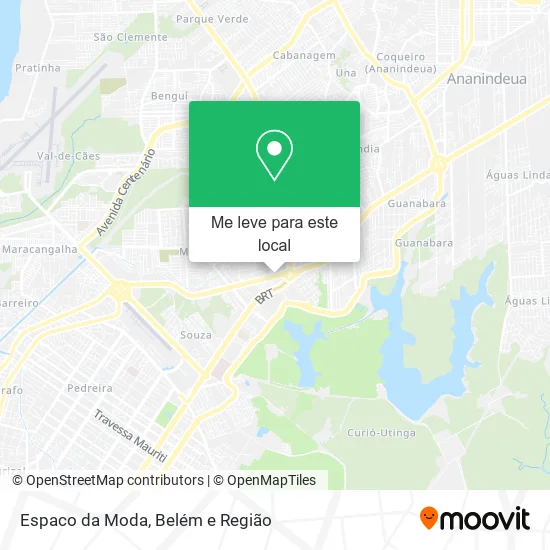 Espaco da Moda mapa