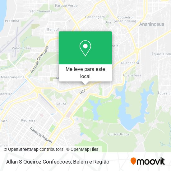 Allan S Queiroz Confeccoes mapa