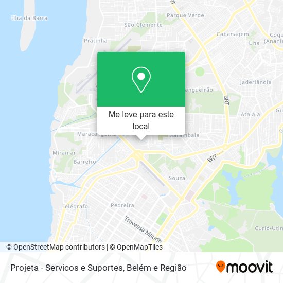 Projeta - Servicos e Suportes mapa