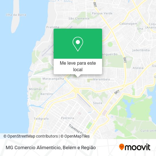 MG Comercio Alimenticio mapa