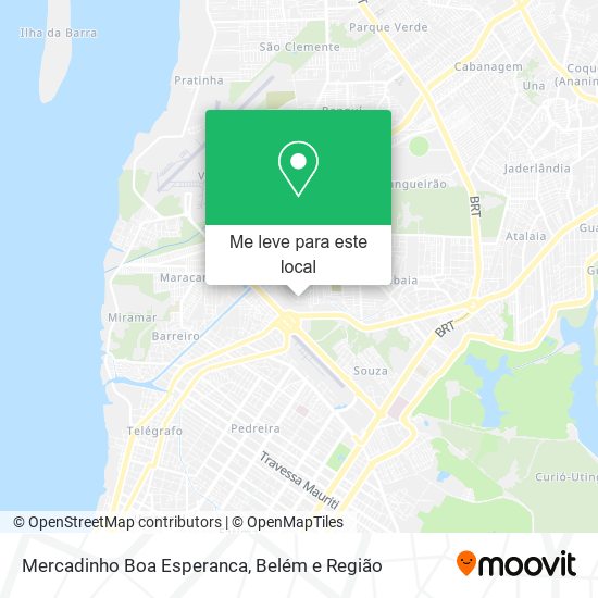 Mercadinho Boa Esperanca mapa