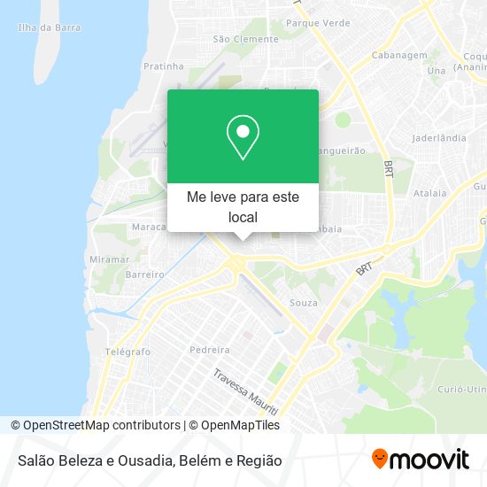 Salão Beleza e Ousadia mapa