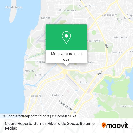 Cicero Roberto Gomes Ribeiro de Souza mapa