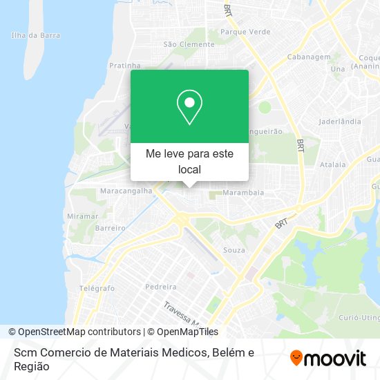 Scm Comercio de Materiais Medicos mapa