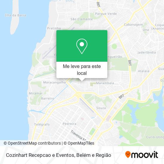 Cozinhart Recepcao e Eventos mapa