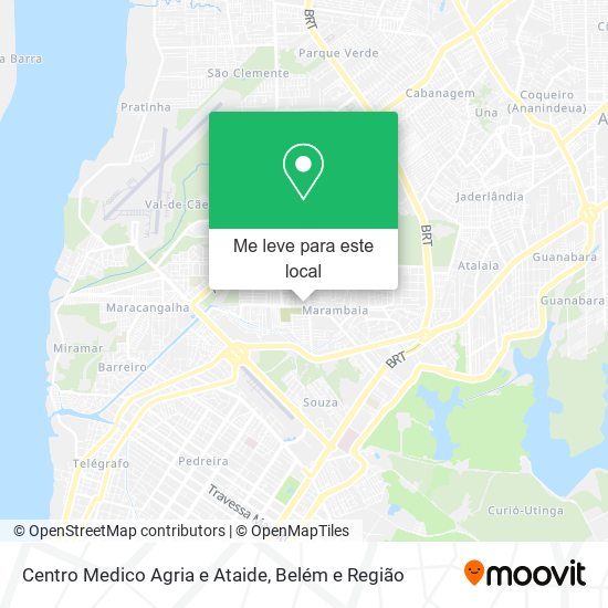 Centro Medico Agria e Ataide mapa