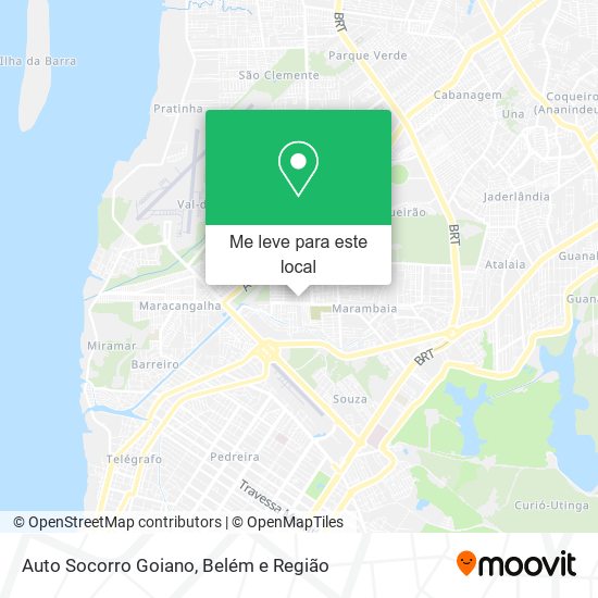 Auto Socorro Goiano mapa