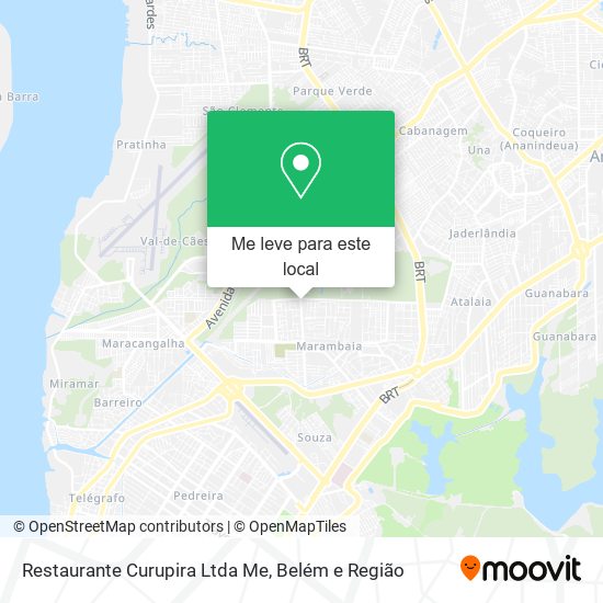 Restaurante Curupira Ltda Me mapa