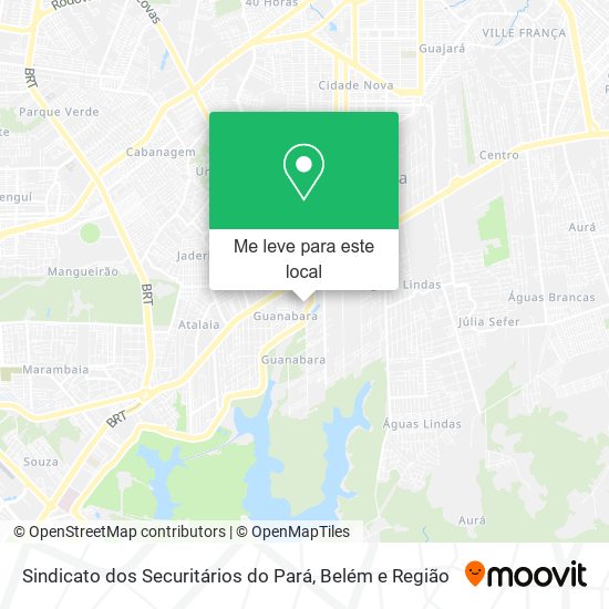 Sindicato dos Securitários do Pará mapa