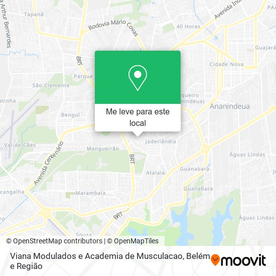 Viana Modulados e Academia de Musculacao mapa