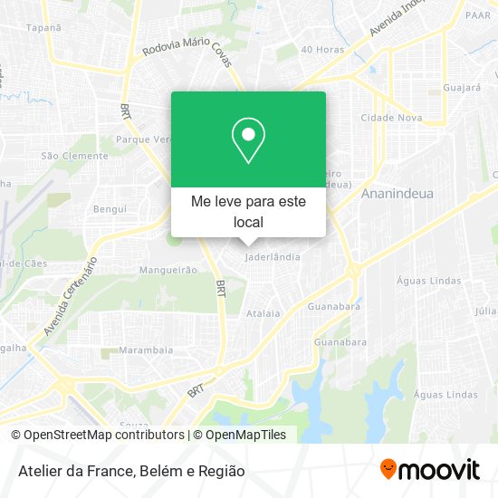 Atelier da France mapa