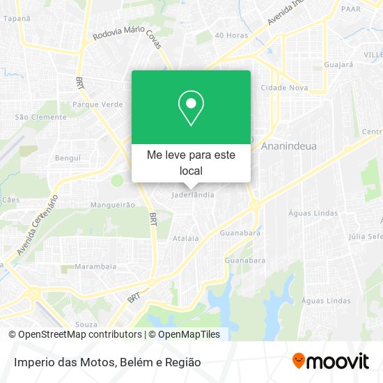 Imperio das Motos mapa