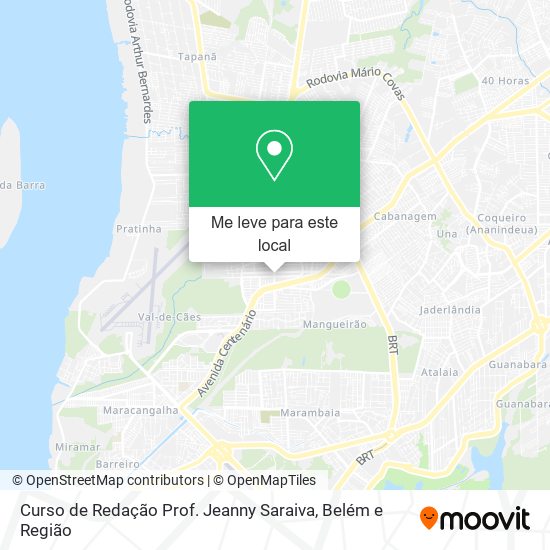 Curso de Redação Prof. Jeanny Saraiva mapa