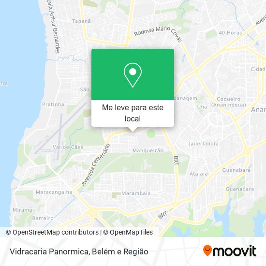 Vidracaria Panormica mapa