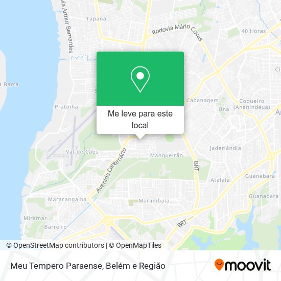 Meu Tempero Paraense mapa