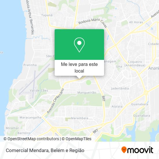 Comercial Mendara mapa