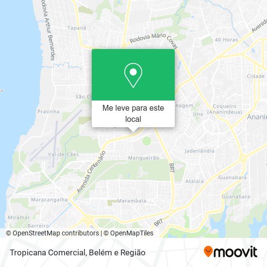 Tropicana Comercial mapa