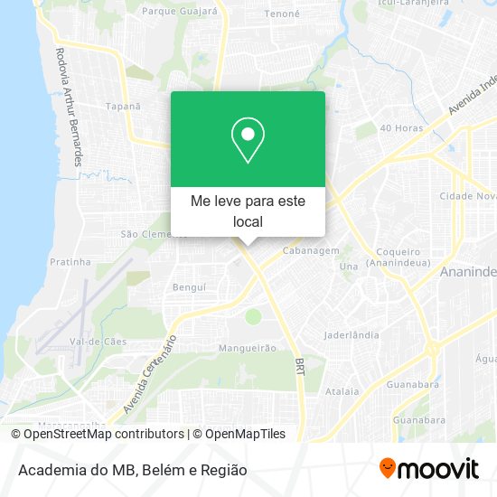 Academia do MB mapa