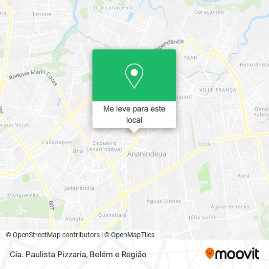 Cia. Paulista Pizzaria mapa