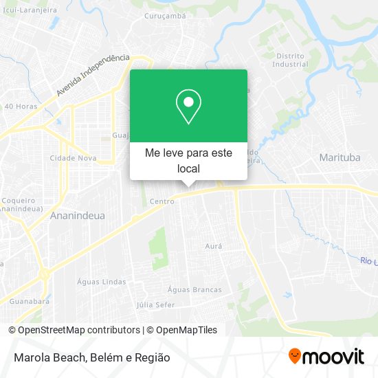 Marola Beach mapa