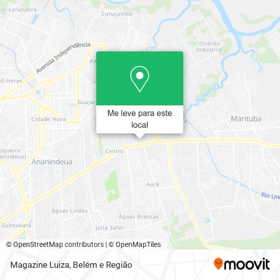 Magazine Luiza mapa