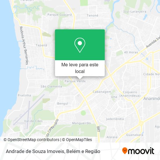 Andrade de Souza Imoveis mapa