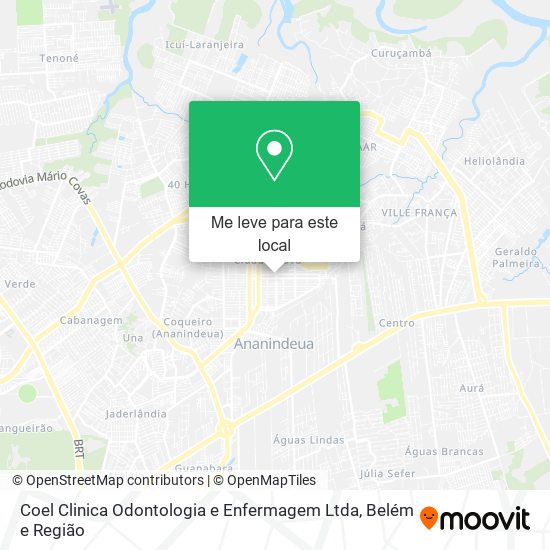 Coel Clinica Odontologia e Enfermagem Ltda mapa