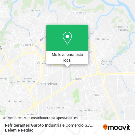 Refrigerantes Garoto Indústria e Comércio S.A. mapa