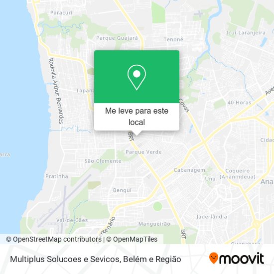 Multiplus Solucoes e Sevicos mapa