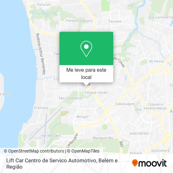 Lift Car Centro de Servico Automotivo mapa