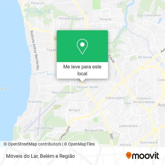 Móveis do Lar mapa