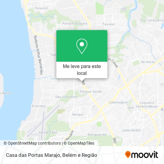 Casa das Portas Marajo mapa