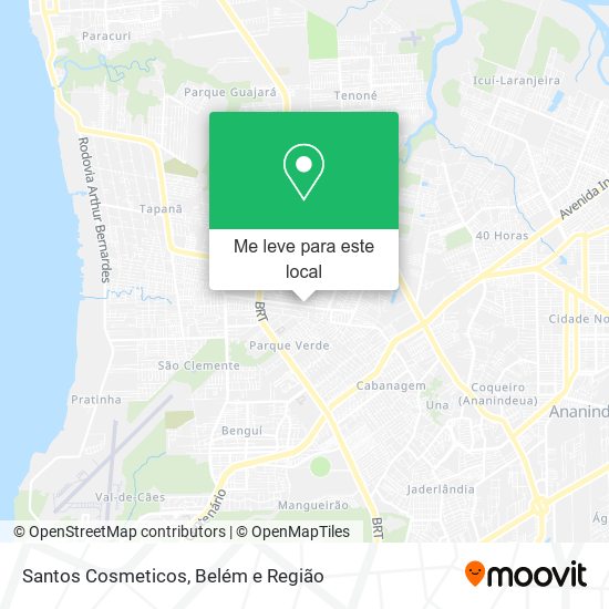 Santos Cosmeticos mapa