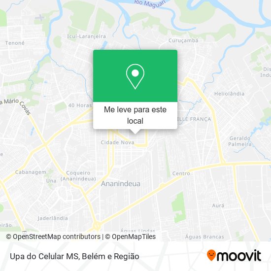 Upa do Celular MS mapa