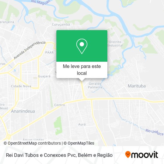 Rei Davi Tubos e Conexoes Pvc mapa