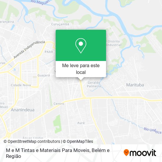 M e M Tintas e Materiais Para Moveis mapa